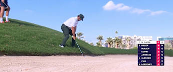 Nacho Elvira produces brilliant approach from fairway bunker
