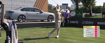 Mikael Lindberg almost aces the 15th