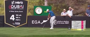 Joost Luiten with a dime at the fourth