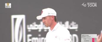 WATCH | David Puig drains monster putt for birdie at the ninth