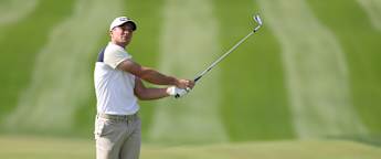 Viktor Hovland delighted with second round in Dubai despite swing issues