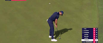 Laurie Canter birdies sixth to continue strong start on day two