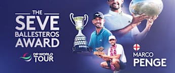 Marco Penge wins the 2025 Seve Ballesteros Award
