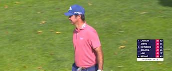 WATCH | Jorge Campillo chips in for eagle at the 12th