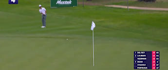 WATCH: Rikuya Hoshino chips in for birdie at fourth