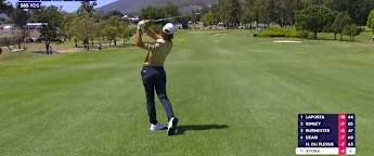 WATCH: Angel Ayora eagles the par-five fifth