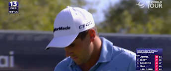 Casey Jarvis almost aces the 13th hole