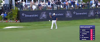 Casey Jarvis drains clutch par putt at the last