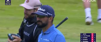 Francesco Laporta hits one in close at the eighth