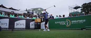 Ten-year-old Tshiamo Makamedi enjoys magic moment at Joburg Open