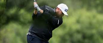 WATCH | Dan Bradbury holes out for eagle at the fourth