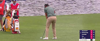 WATCH: Nacho Elvira eagles fifth after exceptional approach 