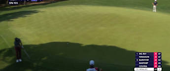 WATCH: Angel Hidalgo chips in for birdie at the tenth