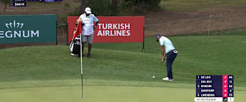 'A bit of class' - Hennie Du Plessis chips in for birdie at the tenth
