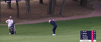 WATCH: Ewen Ferguson uses the contours of the green at the 12th