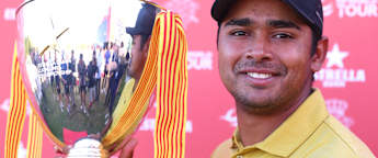 Yurav Premlall storms to memorable 14-shot win for his maiden DP World Tour title