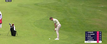WATCH: Victor Perez almost holes out for eagle at the 8th