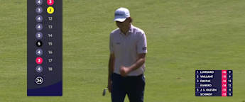 WATCH | Jacob Skov Olesen chips in for eagle at the 11th