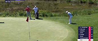 WATCH: Calum Hill makes chip-in birdie at the fifth