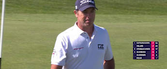 WATCH | Julien Guerrier holes out to save par in style