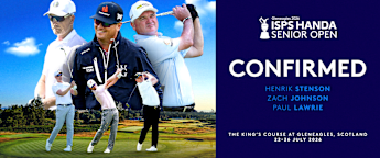 Zach Johnson, Henrik Stenson and Paul Lawrie set for ISPS HANDA Senior Open