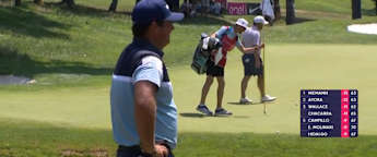 WATCH | Patrick Reed hits the pin at the first