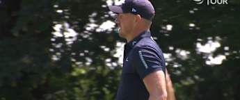 WATCH | Matt Wallace chips in for birdie at the ninth to break course record