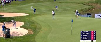 WATCH: Marcel Siem chips in for birdie to delight of home crowds