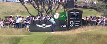WATCH | Brooks Koepka hits the pin at the ninth