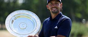 Marco Penge receives 'surreal' Seve Ballesteros Award