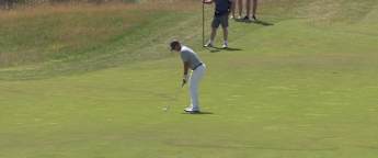 WATCH | Adam Scott makes a hole-out birdie at the second
