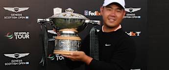 Tom Kim wins first Rolex Series title in stunning style at Genesis Scottish Open