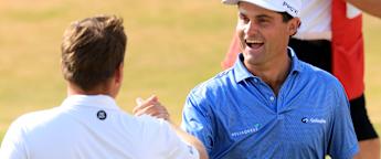 Jackson Suber holds surprise first-round lead on Open Championship debut