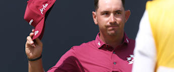 Lucas Herbert leads Open after matching men’s major record at Royal Birkdale