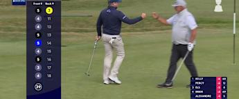 WATCH | Jamie Donaldson holes a monster eagle putt at the tenth
