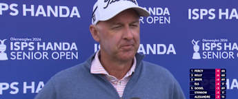 Cameron Percy: I'm very happy, it's just such a hard golf course