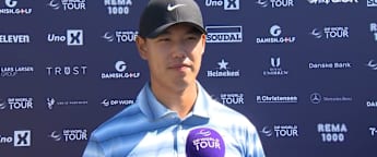Wenyi Ding: I changed my swing a little but and today it was working