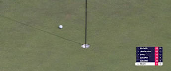 Cameron Adam produces wonderful bunker shot