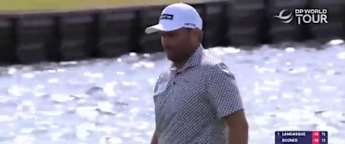 Romain Langasque joins the lead with birdie at the 15th