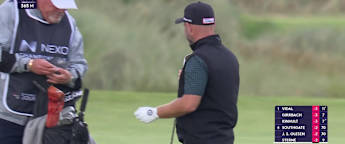 Andy Sullivan goes close with approach at 12th