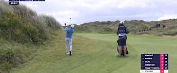 Matthew Jordan executes fine chip to make early birdie on day two