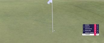 Matthew Jordan almost holes out for eagle