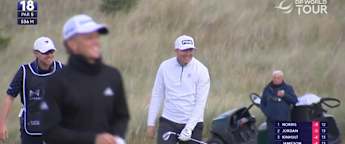 Daniel Young finishes with hole-out eagle