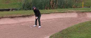 WATCH | Maximilian Steinlechner holes out from a bunker