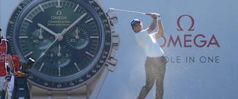 Angel Ayora goes close with tee shot at 13th