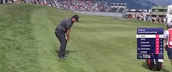 Patrick Reed hits a peach into the last
