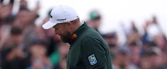 Shane Lowry saves par at the last