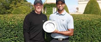 Aaron Rai presented with 'extremely special' Rory McIlroy Award