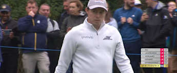 WATCH | Matt Fitzpatrick holes a 45-footer at the 15th