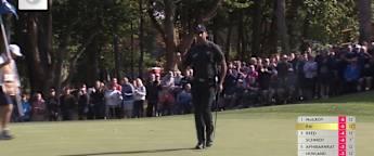 WATCH | Aaron Rai rejoins the lead with birdie at second
